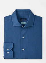 Peter Millar- Brixen Italian Flannel Sport Shirt- Cadet