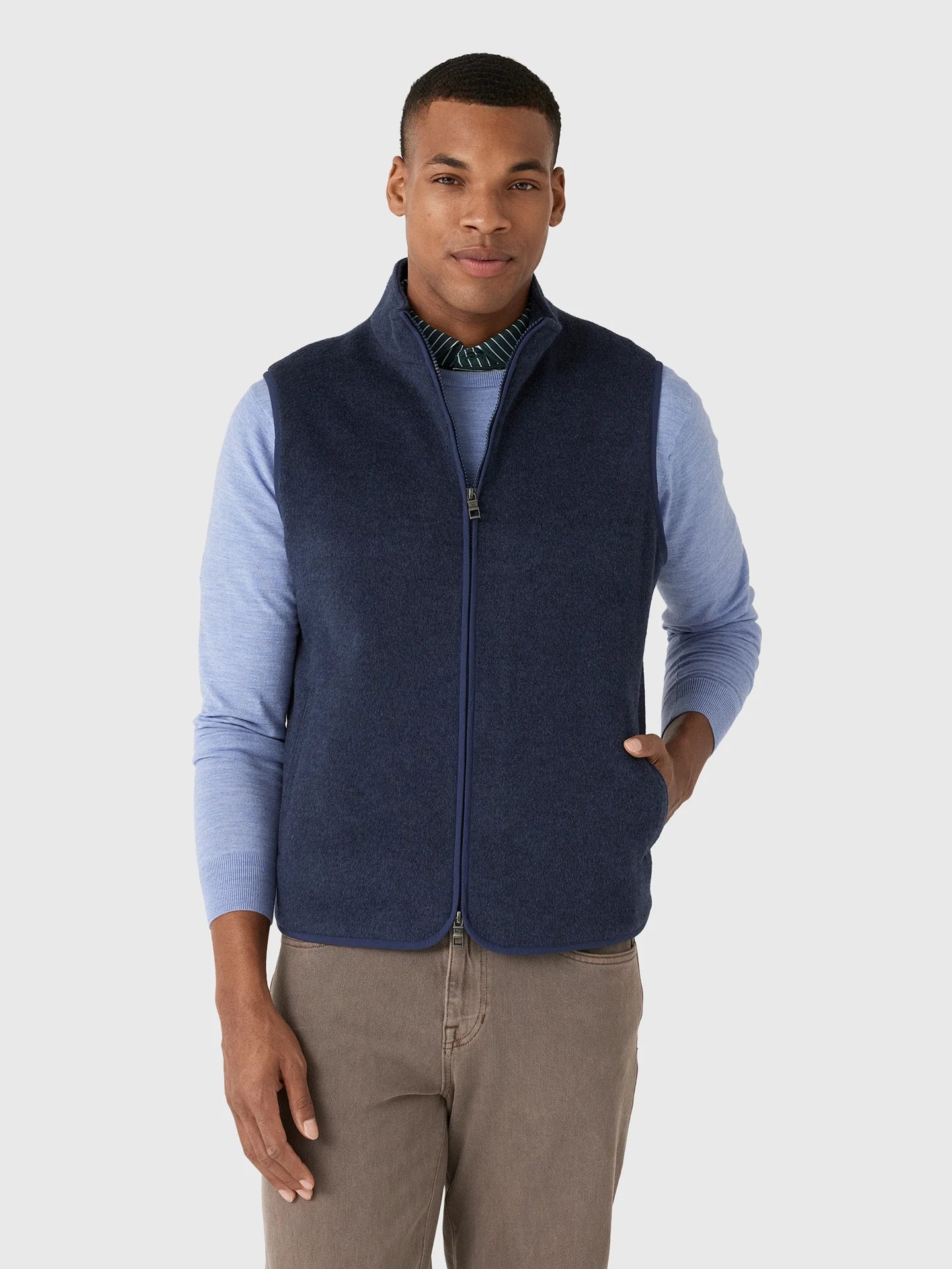 Peter Millar - Crown Flex Merino Vest - Atlantic Blue
