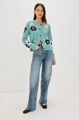 Rails - MIllie Cardigan Heather Teal