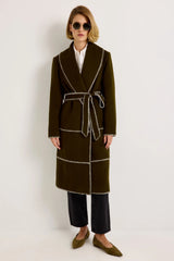 Marie Oliver- Chloe Coat- Juniper Green