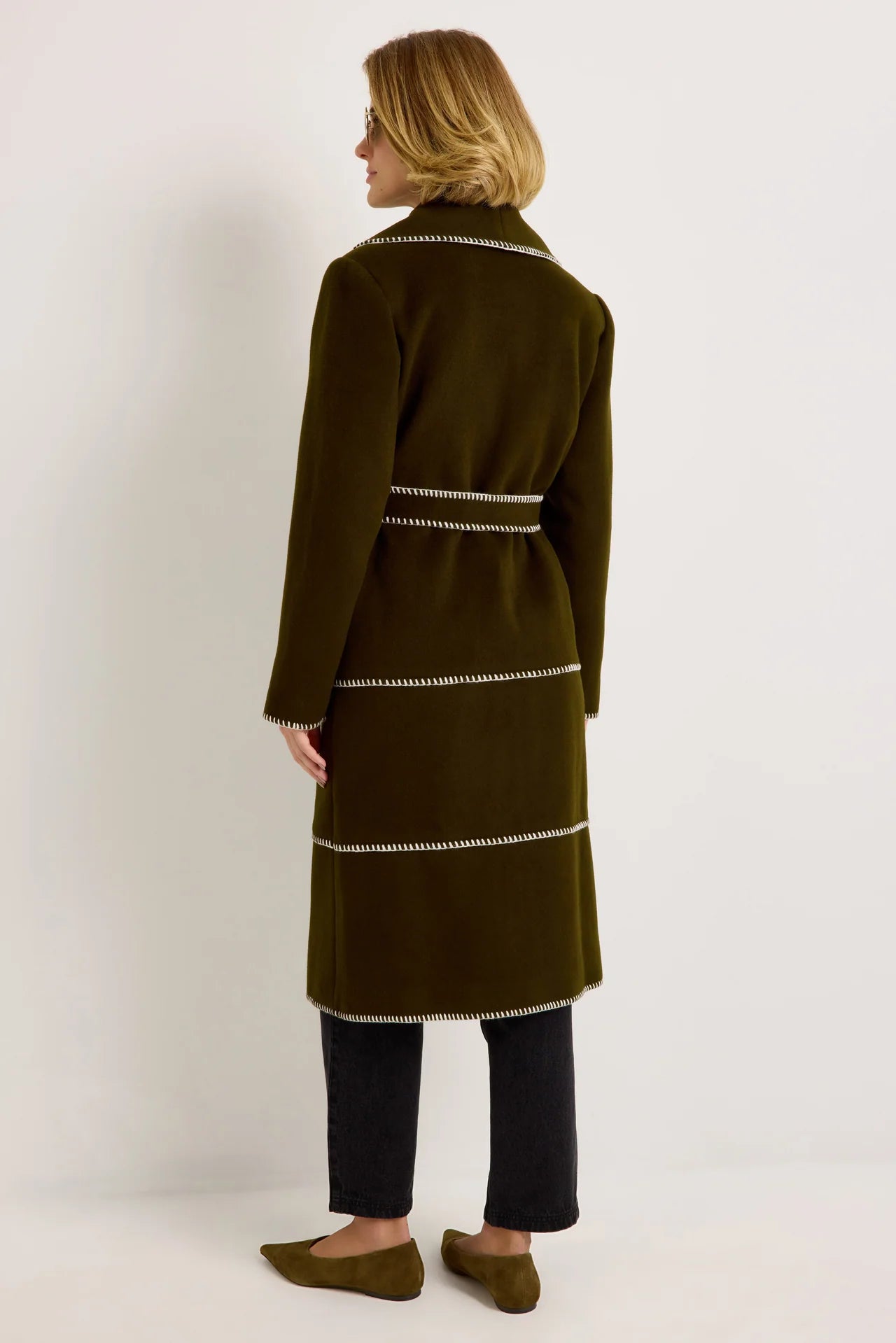 Marie Oliver- Chloe Coat- Juniper Green