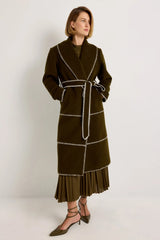 Marie Oliver- Chloe Coat- Juniper Green