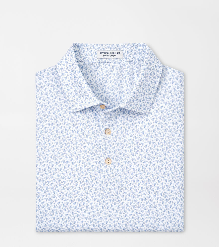 Peter Millar - Birdie Time Performance Jersey Polo - White