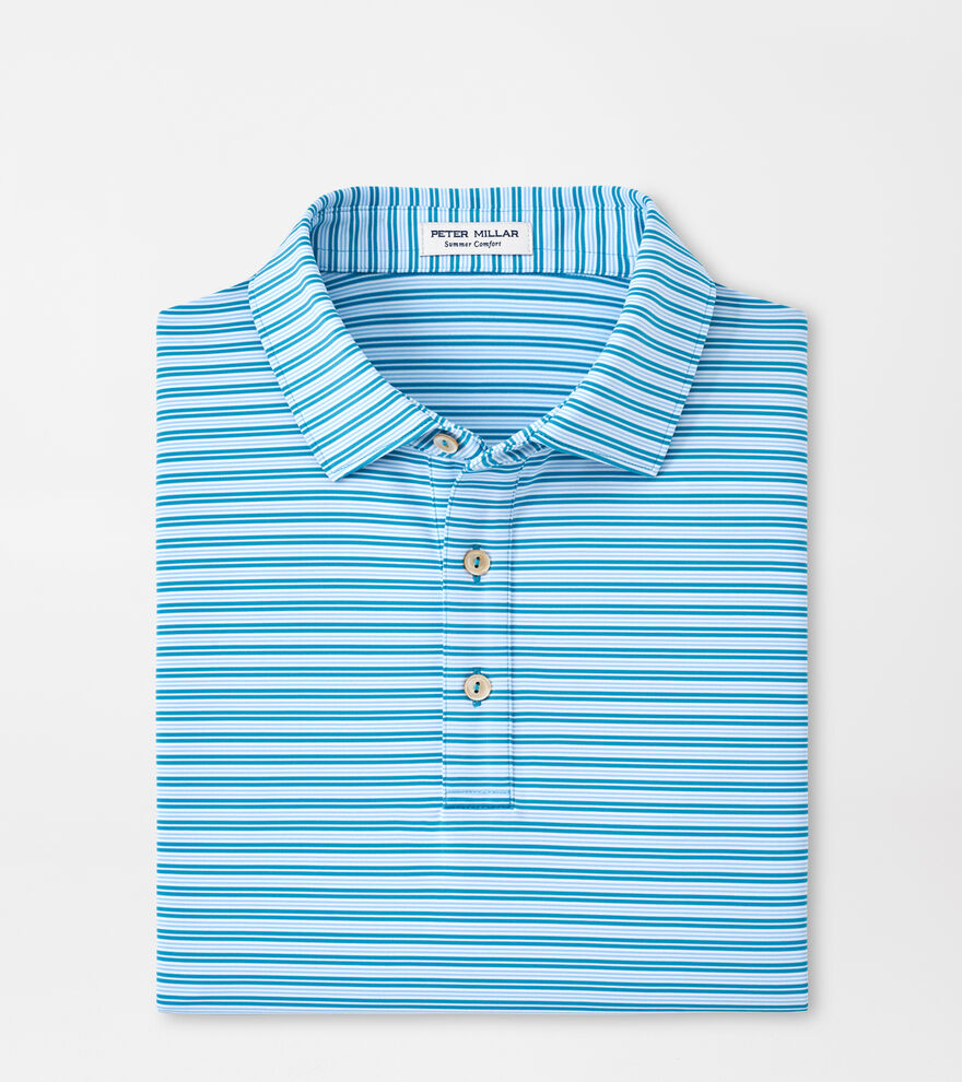 Peter Millar - Hamden Performance Jersey Polo - Jasper Blue