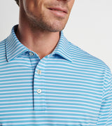 Peter Millar - Hamden Performance Jersey Polo - Jasper Blue