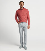 Peter Millar - Perth Oval Stitch Performance Quarter-Zip - Cape Red