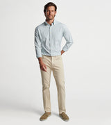 Peter Millar - Chelan Performance Twill Sport Shirt - Mint Blue