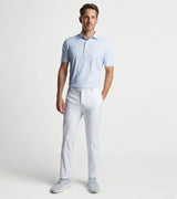 Peter Millar - Rhythm Performance Jersey Polo - White/Blue Pearl