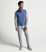 Peter Millar - Solstice Performance Hybrid Full-Zip Cardigan - Blue Pearl