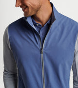 Peter Millar - Solstice Performance Hybrid Full-Zip Cardigan - Blue Pearl