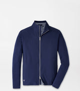 Peter Millar - Solstice Performance Hybrid Full Zip Cardigan - Navy