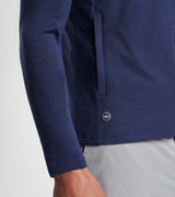 Peter Millar - Solstice Performance Hybrid Full Zip Cardigan - Navy