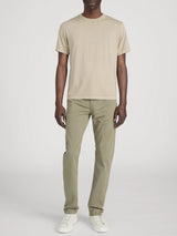 FRAME - Short Sleeve Light Cotton Tee - Antique Beige