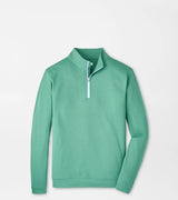 Peter Millar - Perth Melange Performance Quarter Zip - Snow Pea