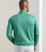 Peter Millar - Perth Melange Performance Quarter Zip - Snow Pea