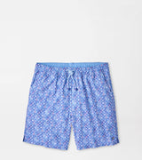 Peter Millar - Santorini Tiles Swim Trunk - Cottage Blue