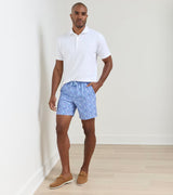 Peter Millar - Santorini Tiles Swim Trunk - Cottage Blue