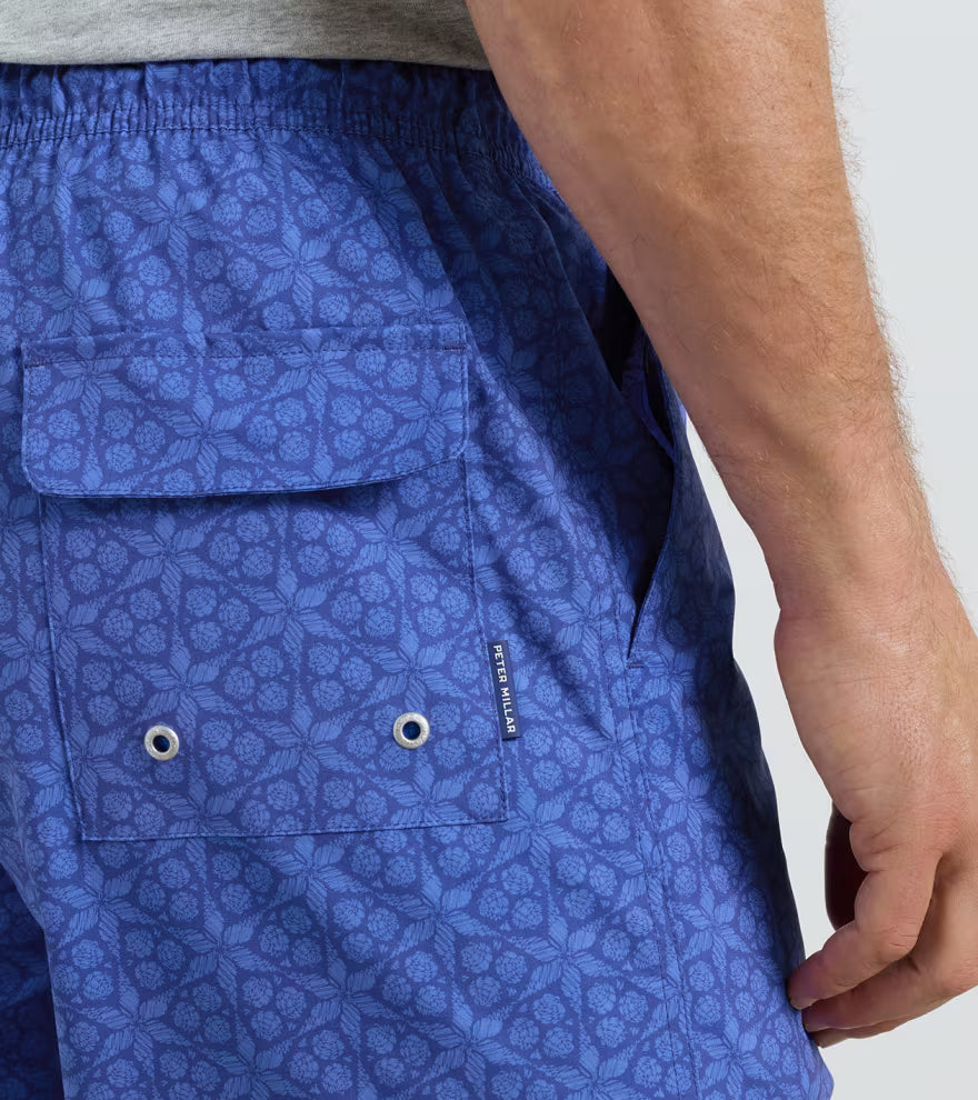 Peter Millar - Turritella Crown Swim Trunk - Tide
