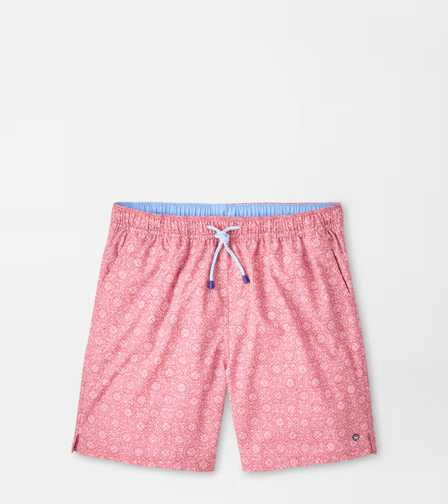 Peter Millar - Knox Swim Trunk - Red Pear