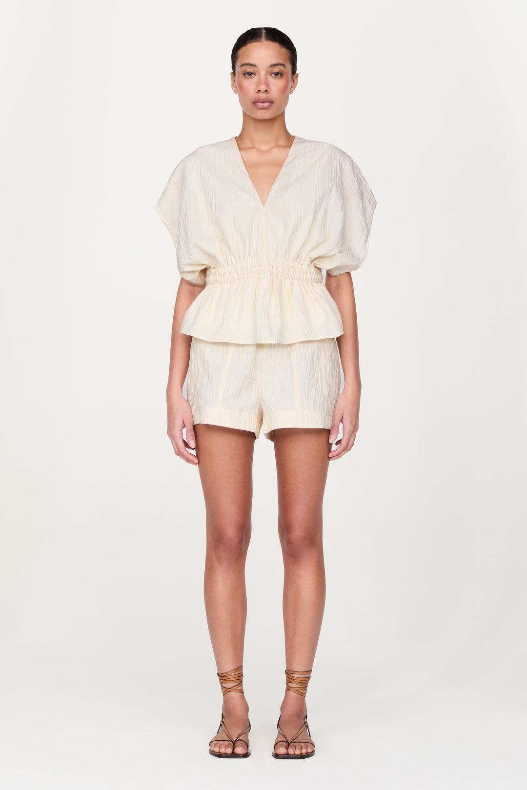 Marie Oliver - Vesta Top - Oyster