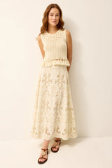 Marie Oliver- Collins Tank- Ivory