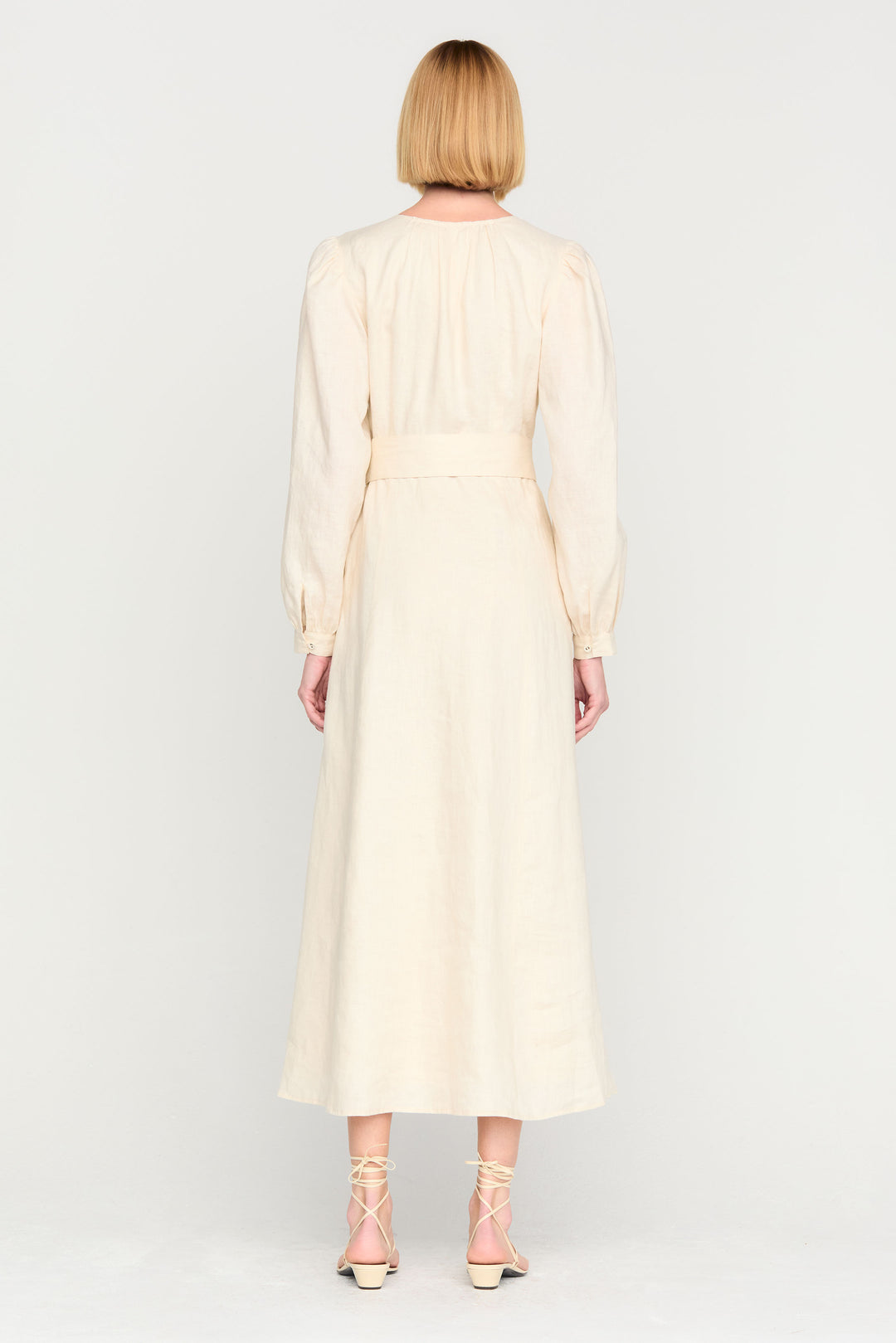 Marie Oliver - Evelle Dress - Whitecap