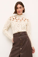 Marie Oliver - Flora Sweater - Cream