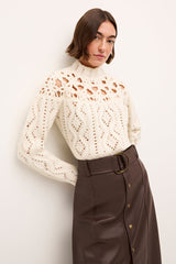 Marie Oliver - Flora Sweater - Cream