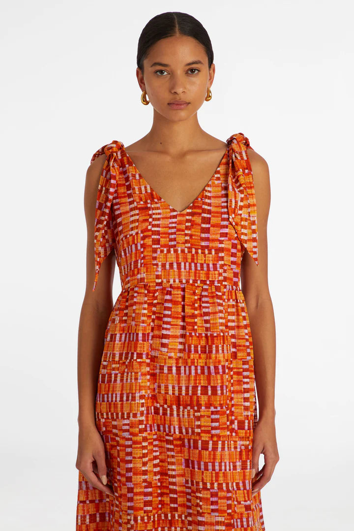 Marie Oliver - Gigi Maxi Dress - Clementine Check