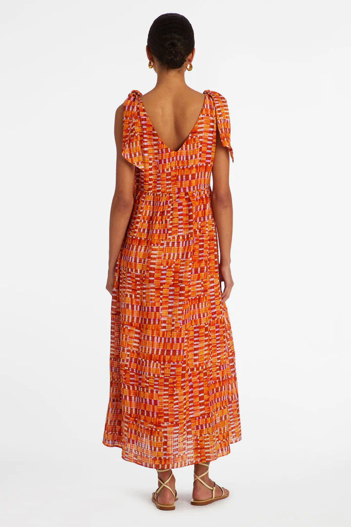 Marie Oliver - Gigi Maxi Dress - Clementine Check