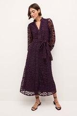 Marie Oliver - Priscilla Dress - Plum