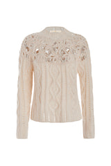 Marie Oliver - Flora Sweater - Cream