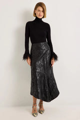 Marie Oliver- Tucker Top- Black