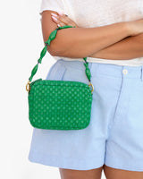 Clare V. - Shortie Strap - Emerald Sardine