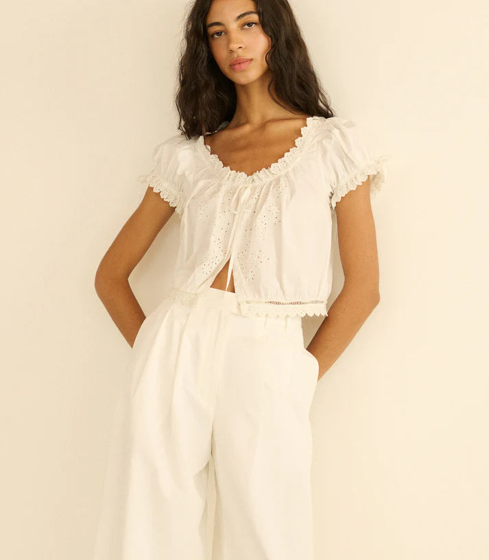 Doen Nera Top in White