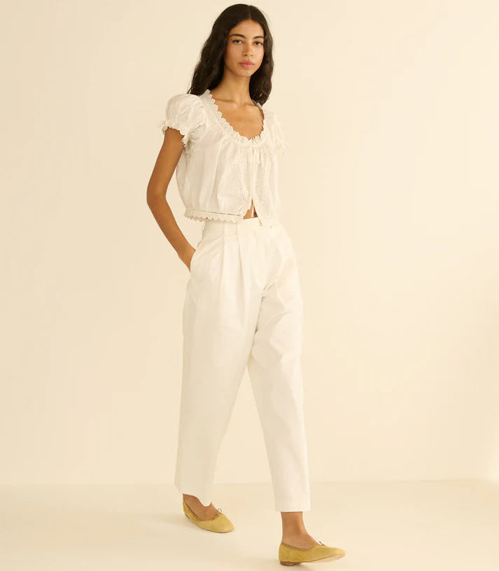 Doen Nera Top in White