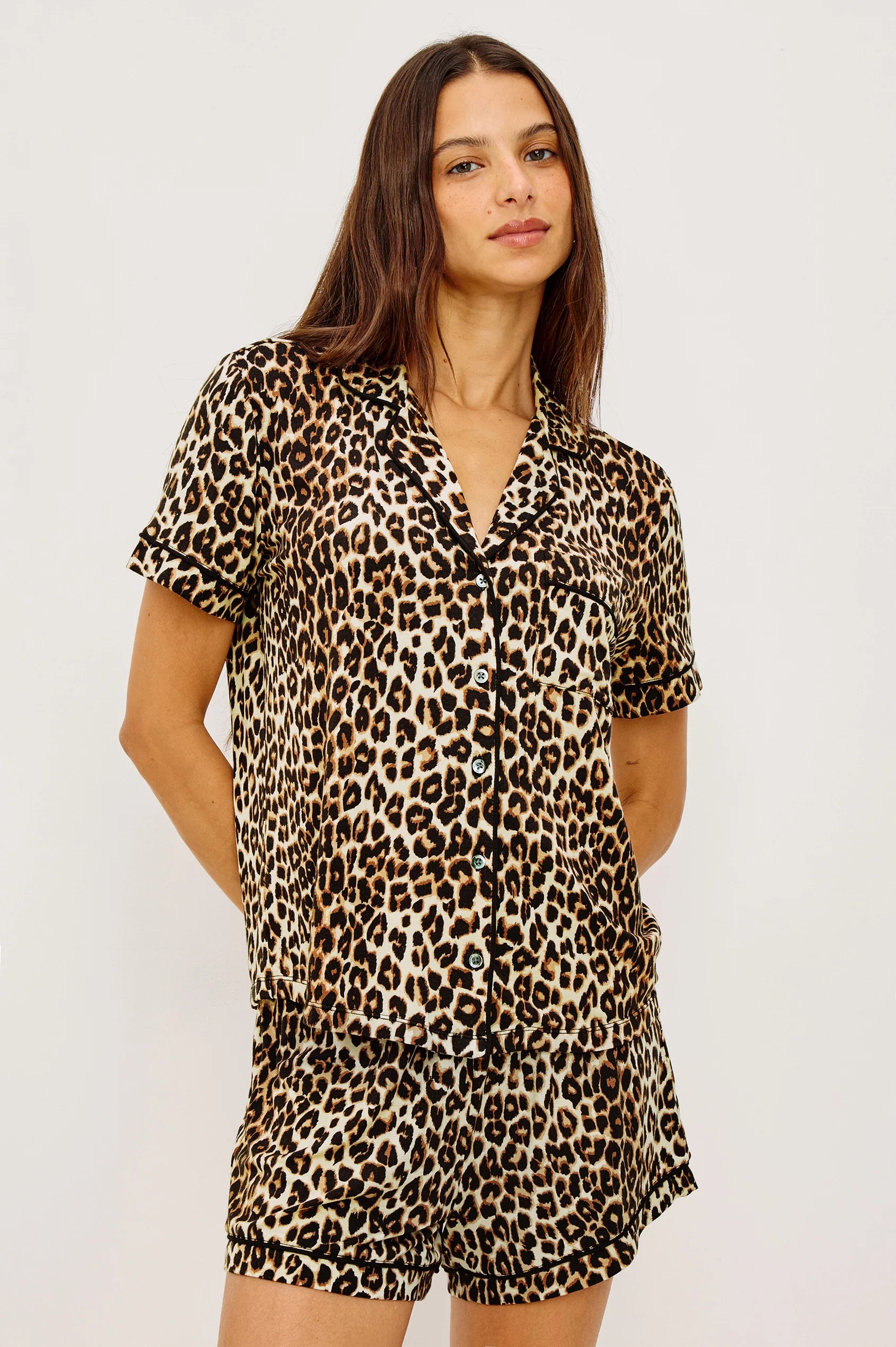 Rails- Ness Pajama Set- Brown Nala