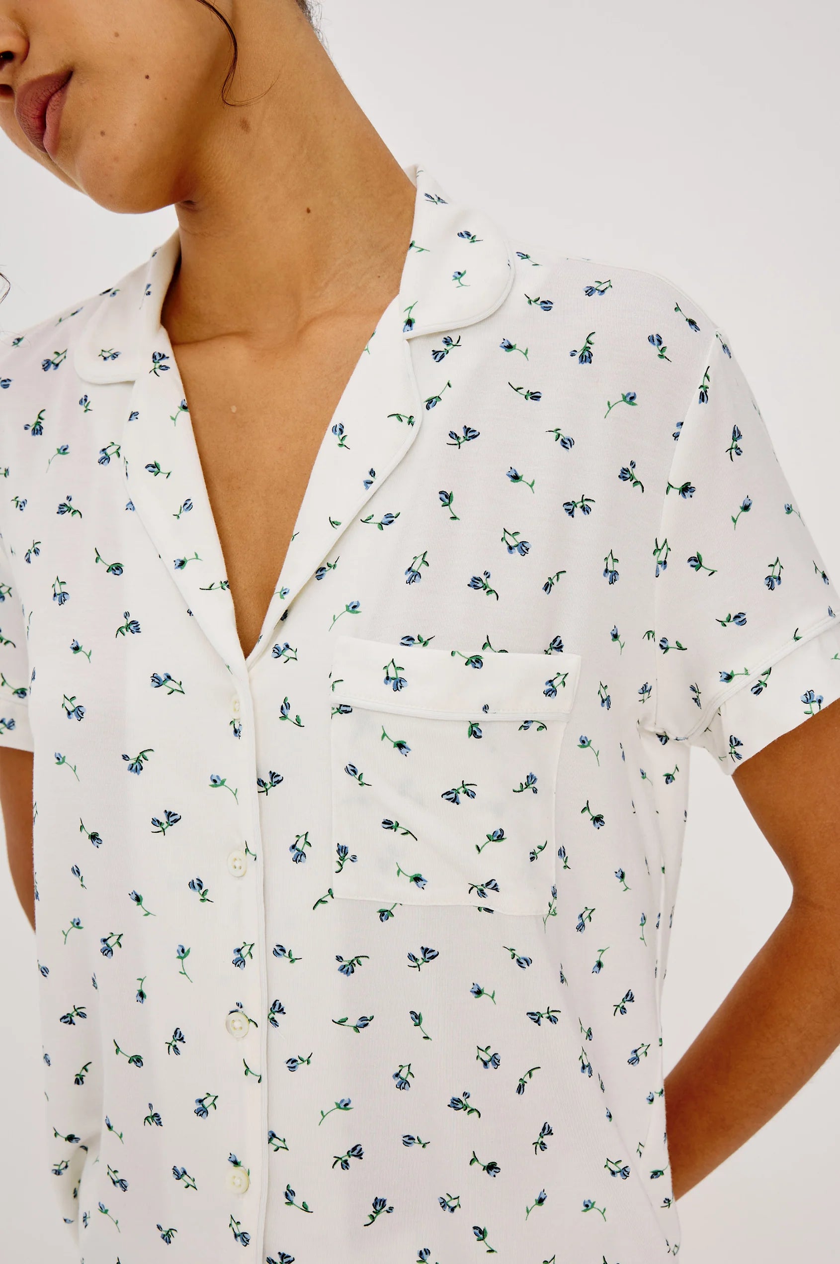 Rails- Nessa Pajama Set- Blue Buds