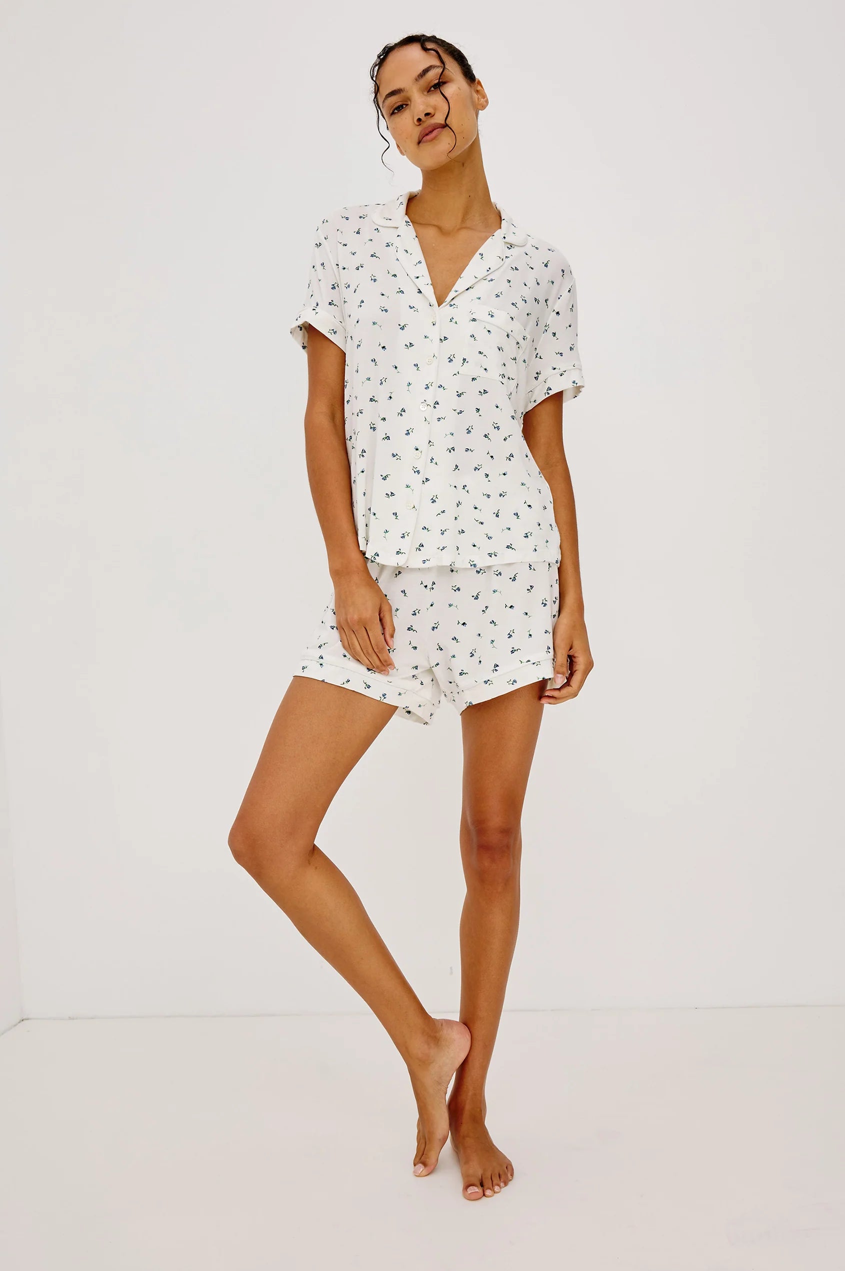 Rails- Nessa Pajama Set- Blue Buds