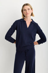 One Grey Day- Bianca Polo- Navy