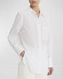 Vince Women's Relaxed L/S Button Down in Optic White