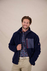 A Fish Named Fred - Fleece Jacket - Navy