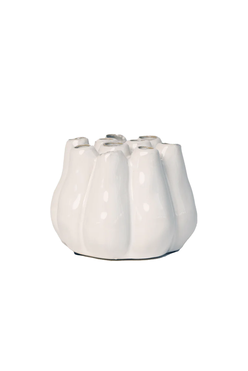 Chive Pooley 3 Ceramic Vase - White, Medium- P3WHMD