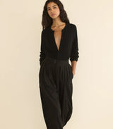 Doen- Peroline Cashmere Cardigan- Black