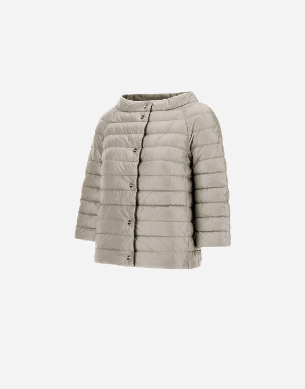 Herno - Women's Woven Jacket - Dove Grey/Chantilly