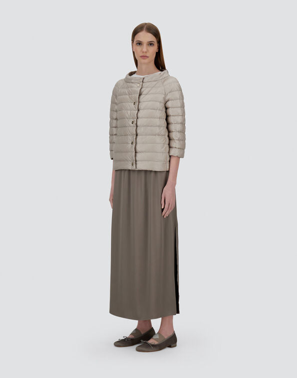 Herno - Women's Woven Jacket - Dove Grey/Chantilly