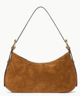 Staud - Pine Shoulder Bag - Suede - Tan