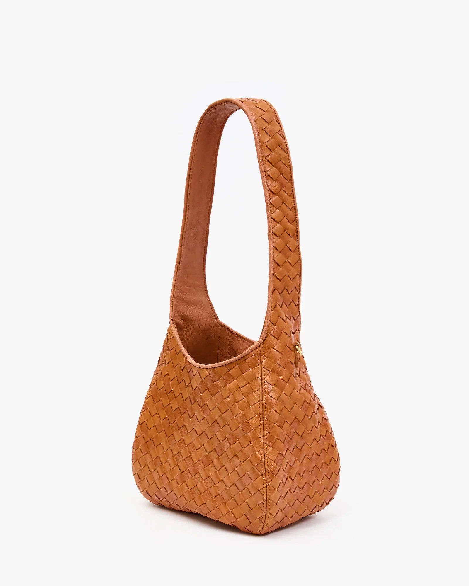 Clare V. - Petit Bando Bag - Natural Woven Diagonal