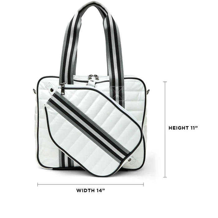 Think Royln - Sporty Spice Pickleball Bag - White Patent