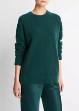 Vince - Boiled Cashmere Crew Sweater - Green